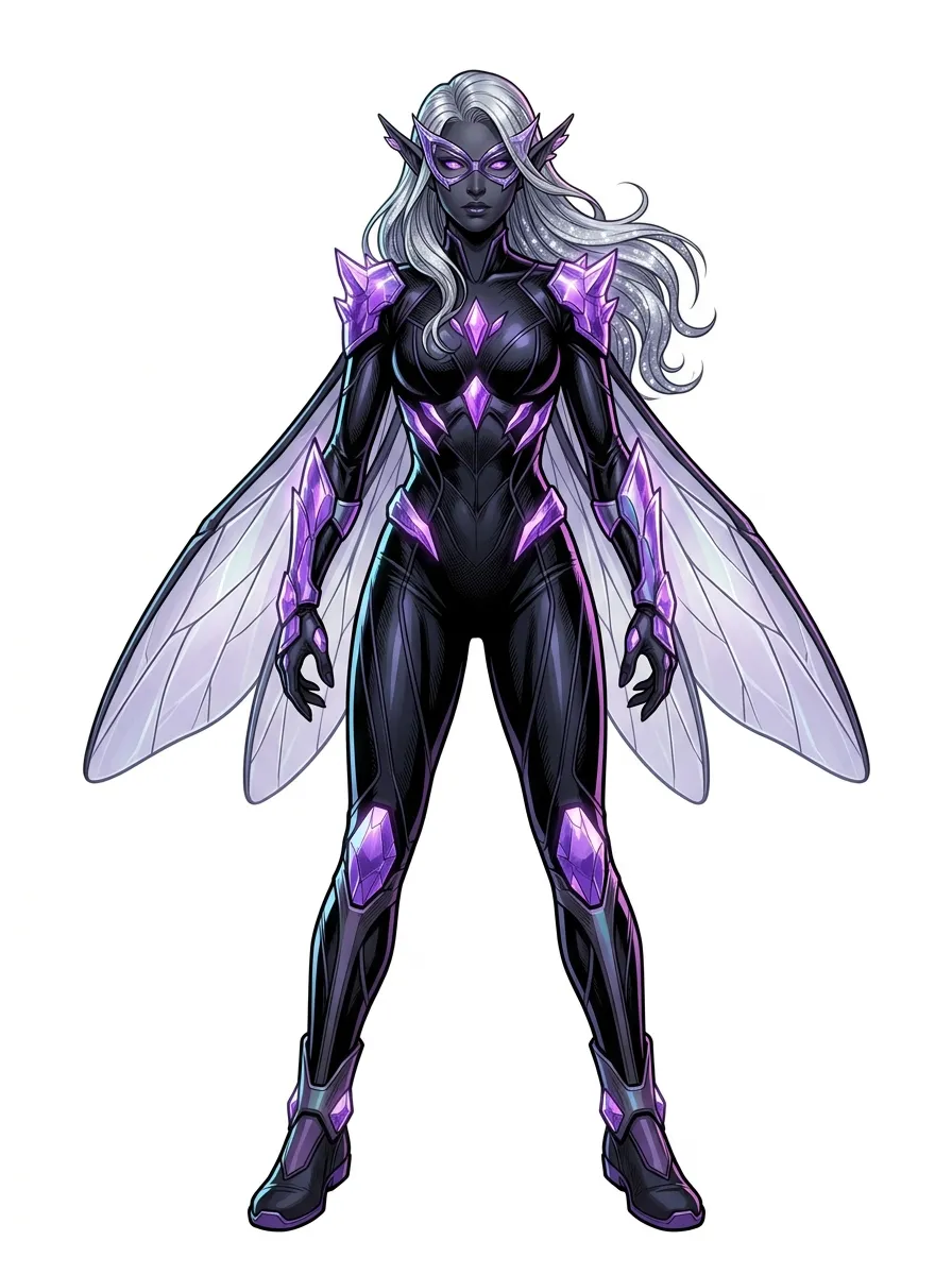 Chrysalia Voidgem full-body portrait, 3:4